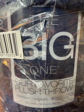 TheBig One Throw Blanket 5ft x 6 ft NWT
